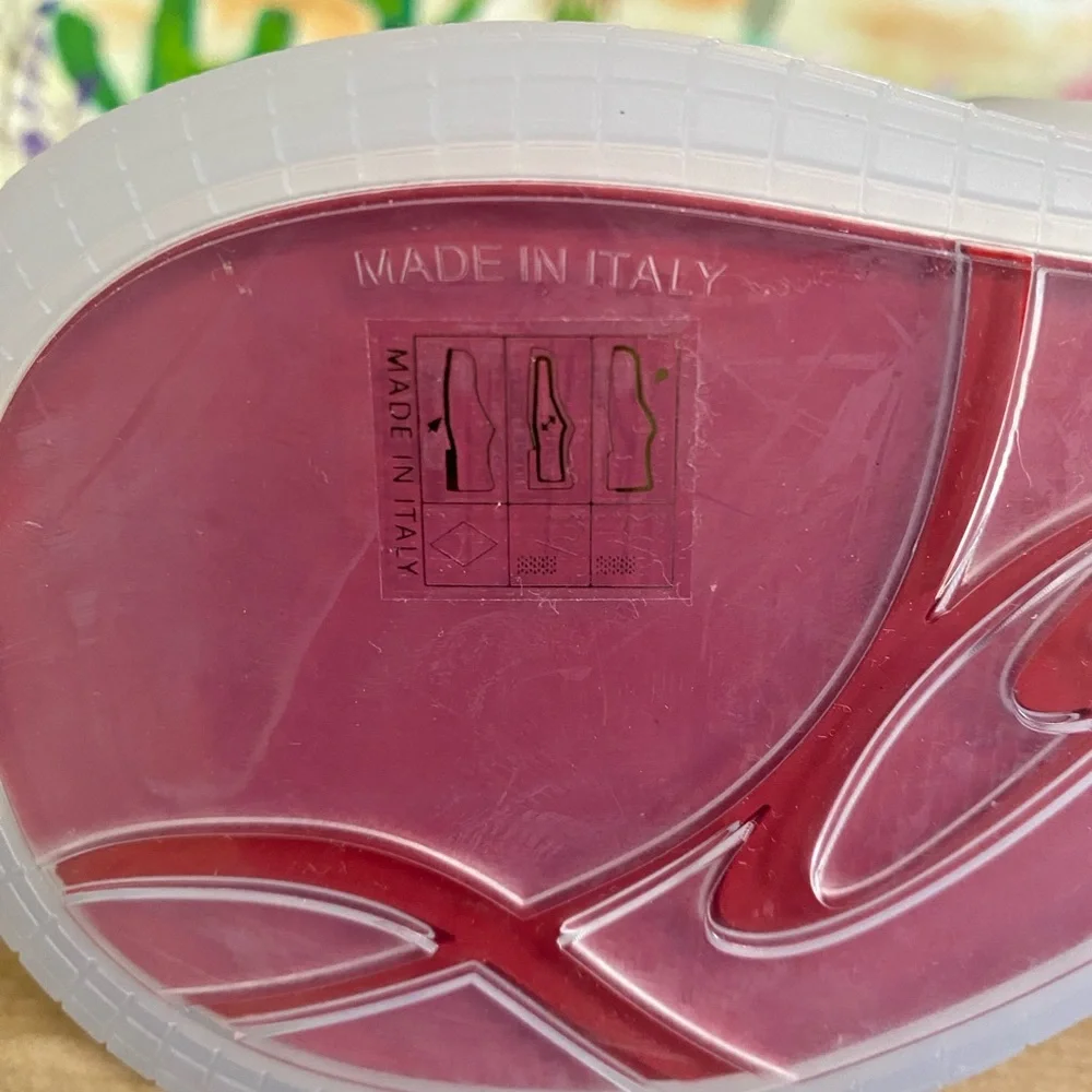 Christian Louboutin Arpoador Flat, Leather, Suede,Men’s Sneakers,Wht, EU43/US 10 - Picture 12 of 16